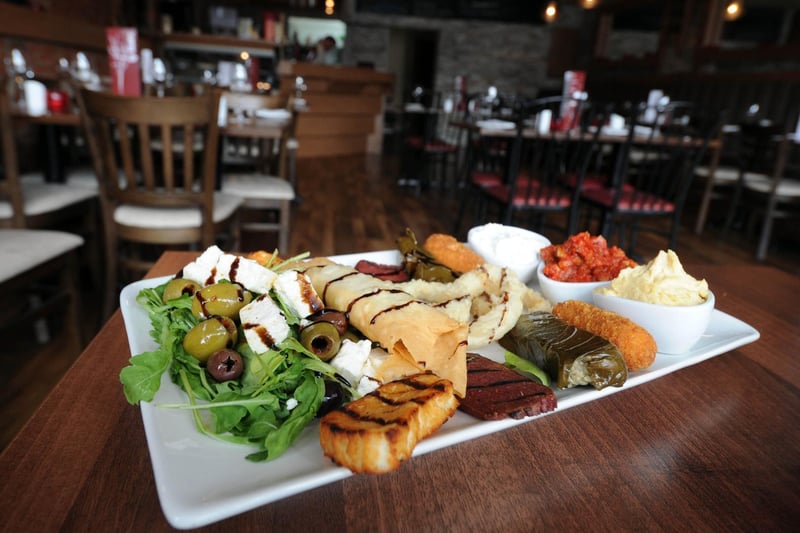 This family-run Mediterranean kitchen in Horsforth offers Greek, Turkish and Italian-inspired dishes. The La Bistro meze platter for two includes a delicious selection of hot and cold starters including halloumi, cheesy peppers, tzatziki and grilled garlic sausage.