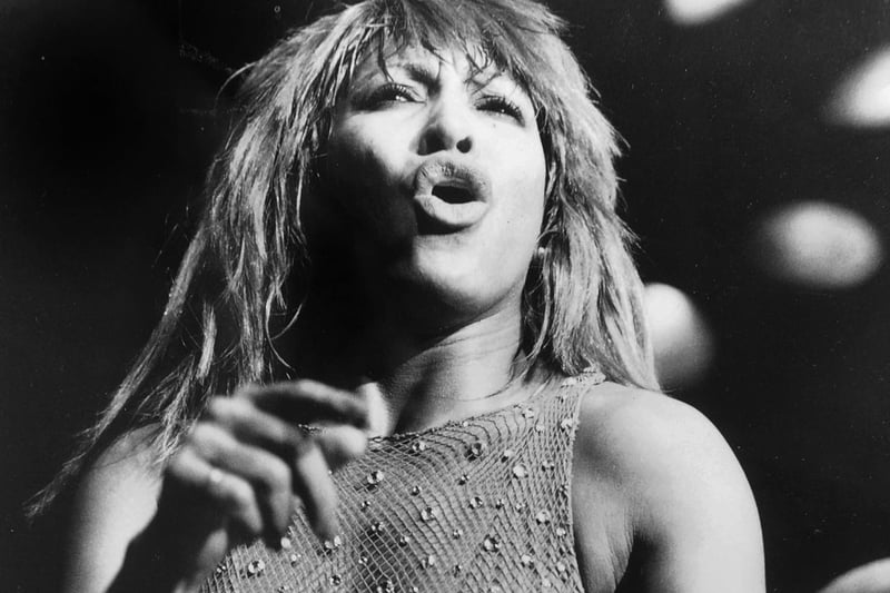 Tina Turner at Batley Variety Club in the early 70's.