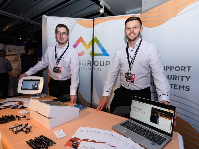 Laurence Christie and Stuart Booth from MCS Group