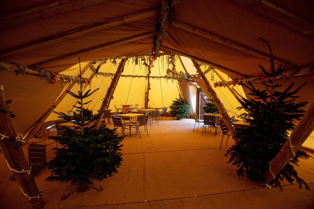 Chow Down has been transformed into a winter haven, featuring the new Hutte two-storey bar and a rooftop curling club. The Temple Arches festival has prepared for the chill with cosy Christmas tipis, fire pits and heaters - and of course, mulled wine.