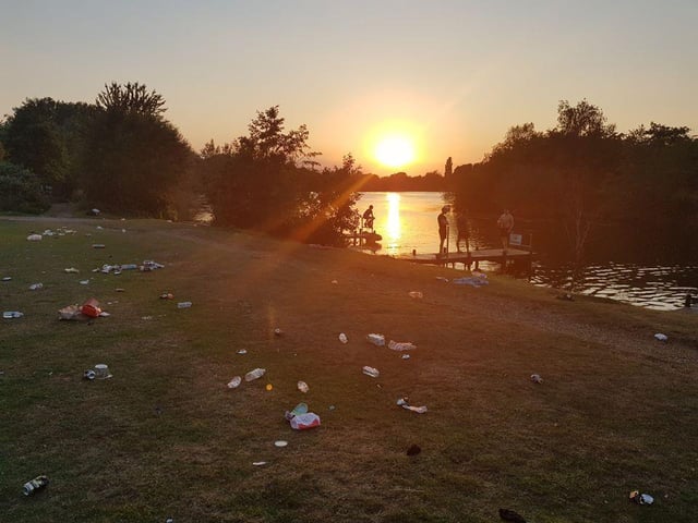 Rubbish has been left a plenty at Northampton's beauty spots. Northampton Neighbourhood Policing Team/Facebook.