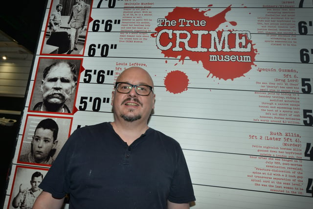 The True Crime Museum in Hastings is getting ready to reopen to the public on July 4 2020.

Joel Griggs, museum curator. SUS-200107-130251001