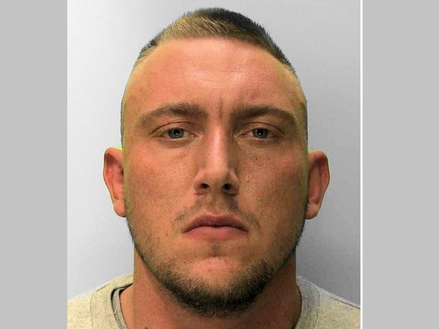 Hastings' Joshua Sawyer, 29, was jailed for six years on July 7 after pleading guilty to possession with intent to supply cocaine, possessing an imitation firearm with intent to commit an indictable offence, possessing firearm ammunition when prohibited and breaching a suspended GBH sentence. He was arrested on April 17 and a holdall was found with an imitation sawn-off shotgun, 25 cartridges and cocaine worth £3,500.