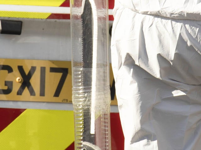 A person was arrested following an incident involving a bloody machete in Victoria Road, Worthing, on July 20