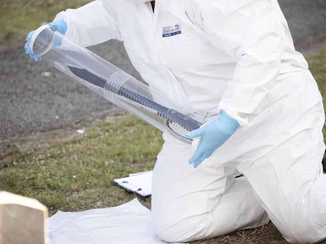 A person was arrested following an incident involving a bloody machete in Victoria Road, Worthing, on July 20