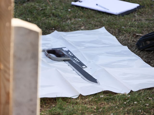 A person was arrested following an incident involving a bloody machete in Victoria Road, Worthing, on July 20