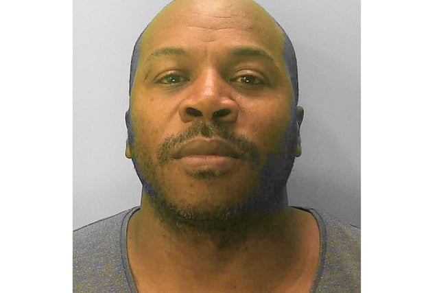 Tafari Grant, 45, of New Barns Avenue in Mitcham, was jailed for three years after admitting two counts of possession with intent to supply class A drugs. While his car was searched in Bexhill in 2018, he tried to hide Kinder Egg capsules containing drugs in the police car. He then absconded to Jamaica for 18 months.