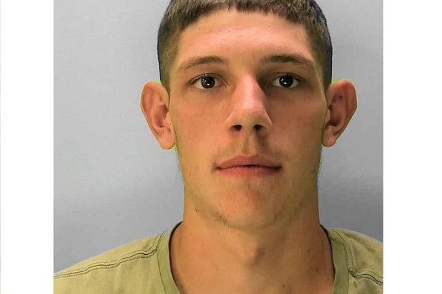 Zack Staniford, 19, of Cavendish Way in Eastbourne, was charged with  robbery and possession of a bladed article after robbing the Co-op in Meads Street, on May 26, armed with a hammer. The labourer, who stole £385, was jailed for 36 months.
