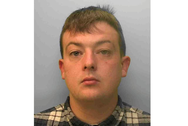 Dominic Killen, 39, from Whitehawk Way in Brighton, was jailed for 18 months for punching a man in the head, unprovoked, at a cash point in Brighton. His victim received specialist treatment for head and facial injuries. Killen, a chef, was charged with GBH and sentenced on June 29.