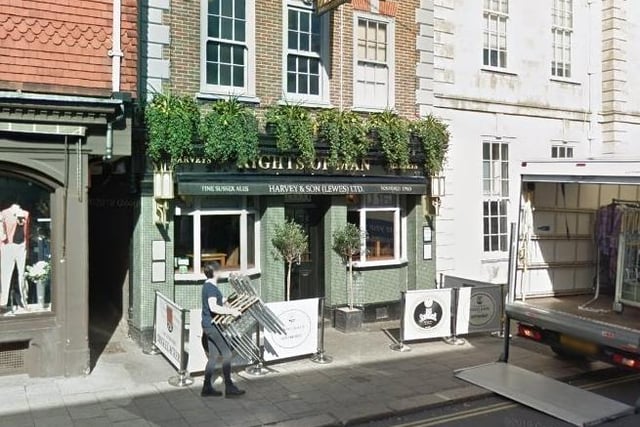 Rights of Man pub in High Street, Lewes. Picture: Google Street View