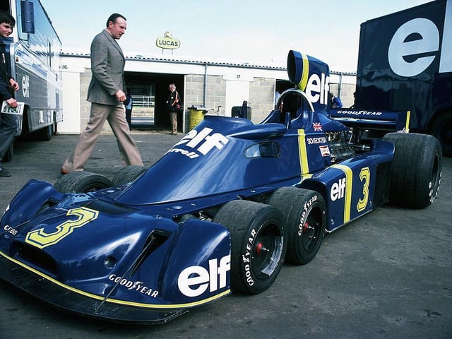 Tyrrell gave Jody Sheckter a revolutionary six-wheeled car for Silverstone in 1976