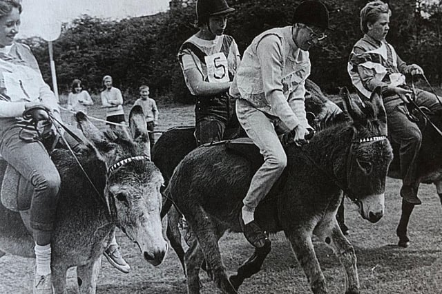 In 1970 Aylesbury Round Table members organised a donkey derby in Weedon to raise funds for a baby incubator for The Royal Bucks Hospital