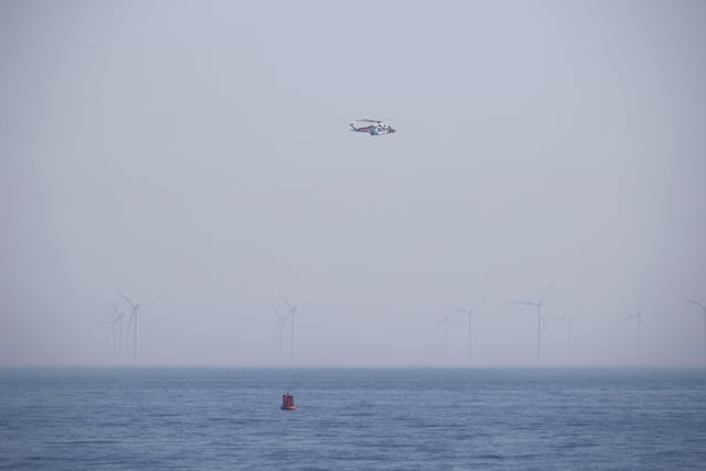 The Coastguard and RNLI are combing the seas off Lancing, in relation to a green dinghy SUS-201008-163547001