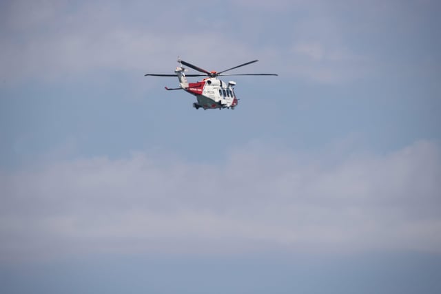 The Coastguard and RNLI are combing the seas off Lancing, in relation to a green dinghy SUS-201008-163635001