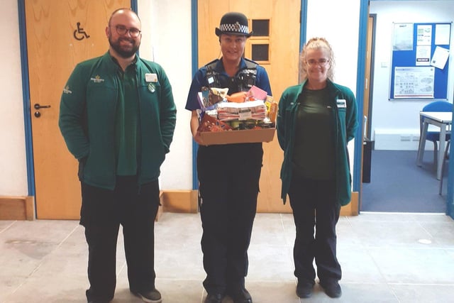 Worthing Morrisons delivery to Worthing Police Station
