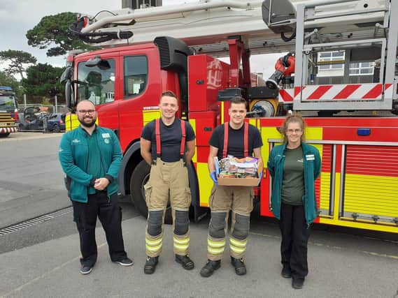 Worthing Morrisons delivery to Worthing Fire Station __czfXX-h67Nz1JsxLQT