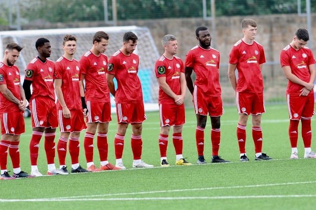 A minute's silence was held before kick-off / Picture: Stephen Goodger