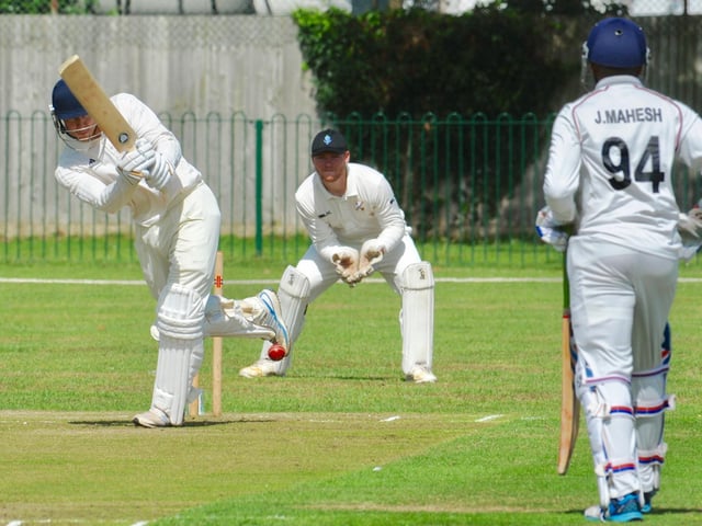 Action from Billingshurst's narrow win at Worthing / Picture: Stephen Goodger