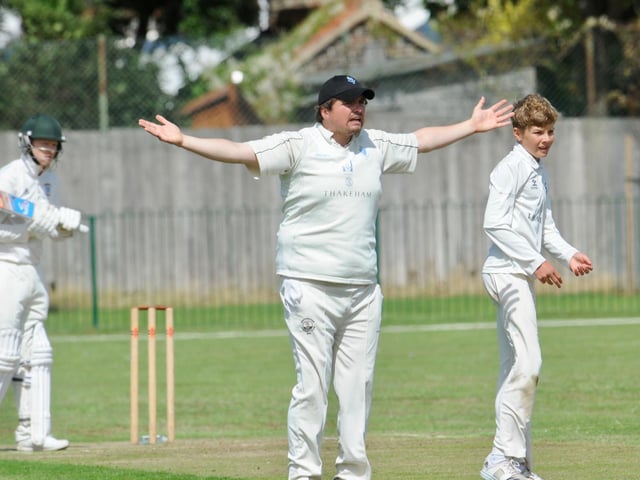 Action from Billingshurst's narrow win at Worthing / Picture: Stephen Goodger