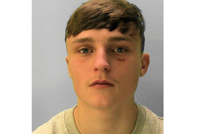 Trent Hutchinson, 17, was jailed for murder on September 18 after stabbing his friend, Colin 'Ollie' Wells, to death in an argument. Colin, 18, had been staying at Trent's house in Elphick Road, Newhaven, when on January 6 the pair got into a fight. Hutchinson stabbed Colin in the head and back and, despite the best efforts of Hutchinson's mum and paramedics, he died outside on the street. He was sentenced to 14 years in prison after what police called 'a sustained and deliberate attack'.