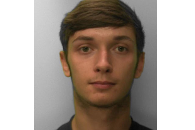 Billy Kent, 20, of Wishing Tree Road in St Leonards, was jailed for three years on September 8 after burgling a house in Hastings. Police said a burglary was reported in Bexhill Road on June 29 in which an iPad, £30 cash and some tobacco had been stolen overnight. The kitchen window and drawers were open, front bins had been moved and Kent's fingerprints were found on the kitchen window.