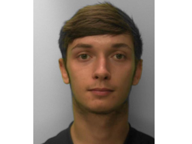 Billy Kent, 20, of Wishing Tree Road in St Leonards, was jailed for three years on September 8 after burgling a house in Hastings. Police said a burglary was reported in Bexhill Road on June 29 in which an iPad, £30 cash and some tobacco had been stolen overnight. The kitchen window and drawers were open, front bins had been moved and Kent's fingerprints were found on the kitchen window.