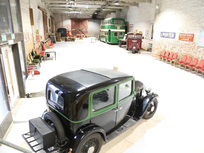 Inside Rushden Goods Shed