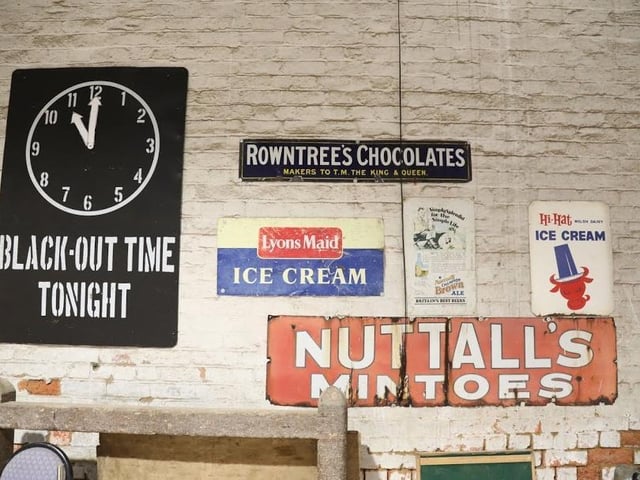 There's plenty of memories to be had on the walls of the goods shed
