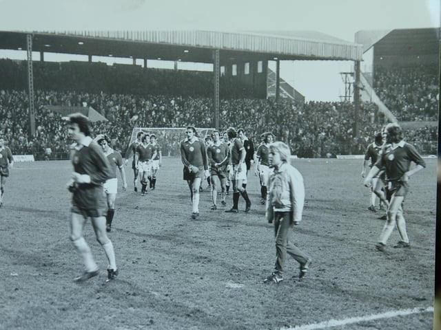 v Manchester United (a), 1976: Posh may have lost at Old Trafford, but the reception given to Posh manager Noel Cantwell (an FA Cup winning Manchester United skipper) was magnificent. Posh were also applauded off (right) by the 56,000 crowd at the end.