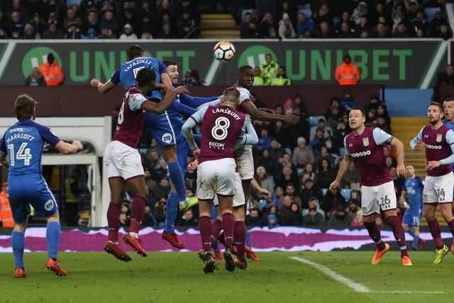v Aston Villa (a), 2018. Grant McCann’s finest moment as Posh boss as his side overturned an early deficit to win 3-1 at Villa Park against an admittedly weakened home side selected by Steve Bruce. Posh were superb though with Jack Marriott (2) and Ryan Tafazolli (goal pictured) scoring the late goals.