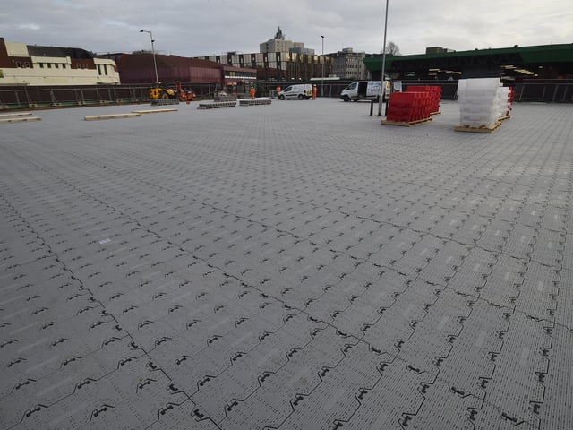 Work to complete the car park is nearly finished