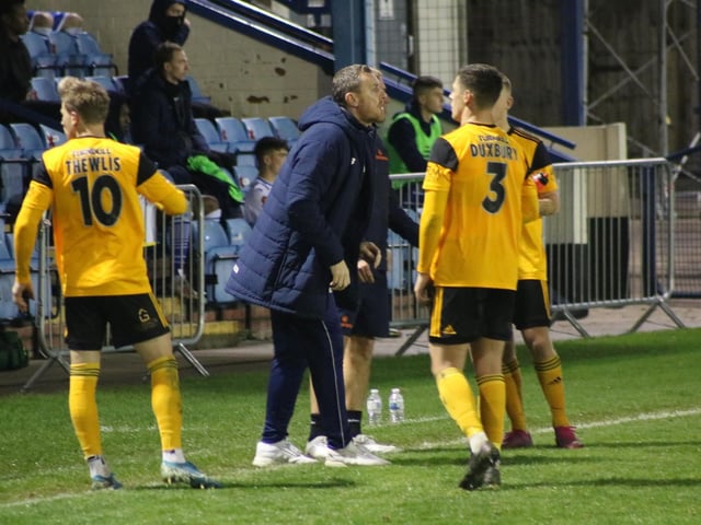 With this season's squad at Gainsborough. Photo: Oliver Atkin