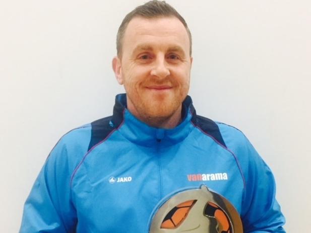 The National League North manager of the month.. in his first full month with the Pilgrims.