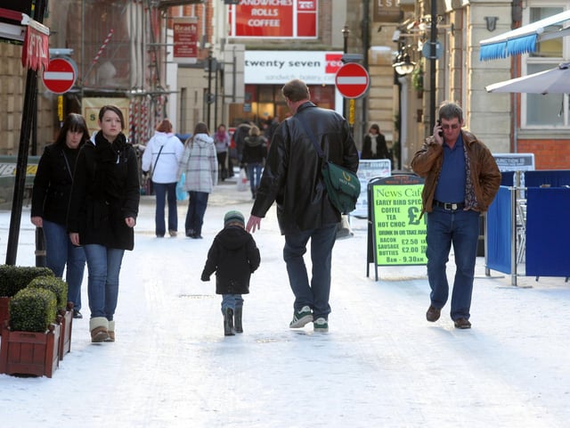 Shoppers in Fish Street