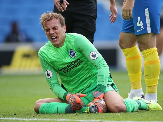 The back-up keeper injured his ankle in the pre-season friendly with Chelsea. He returned for the under-23s but has yet to feature for the Seagulls in the Premier League, despite making the bench in the 3-2 defeat to Manchester United at the Amex in September. Has been linked with a possible move to Sheffield Wednesday