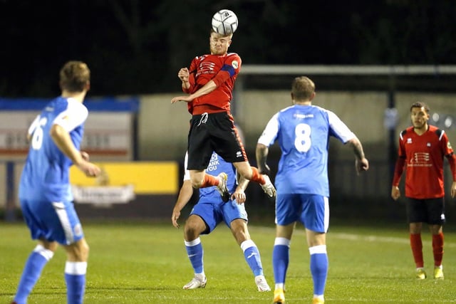 Action from Eastbourne Borough against Tonbridge. Picture by Lydia Redman