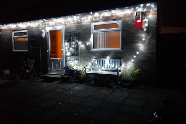Jackie White decided to brighten up the front of her home in Eastbourne