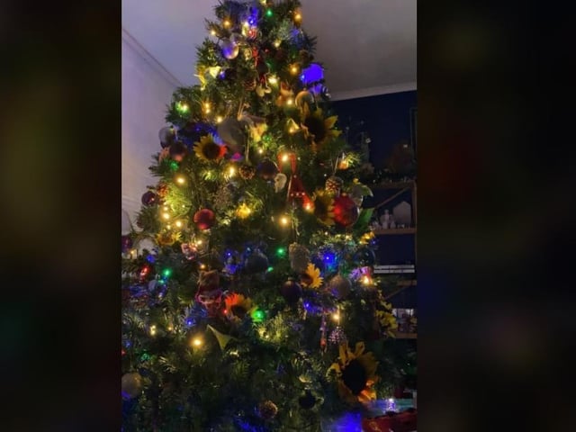 We love how colourful Ashton Deanna Barton-Wilson's tree is in Worthing