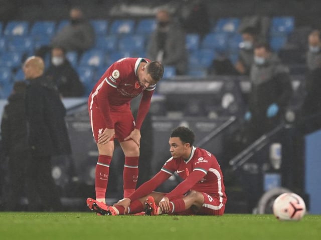 Hobbled off against Man City earlier this month and is out with a calf injury. Not expected to feature against Brighton and Liverpool are perhaps hoping for the second week of December