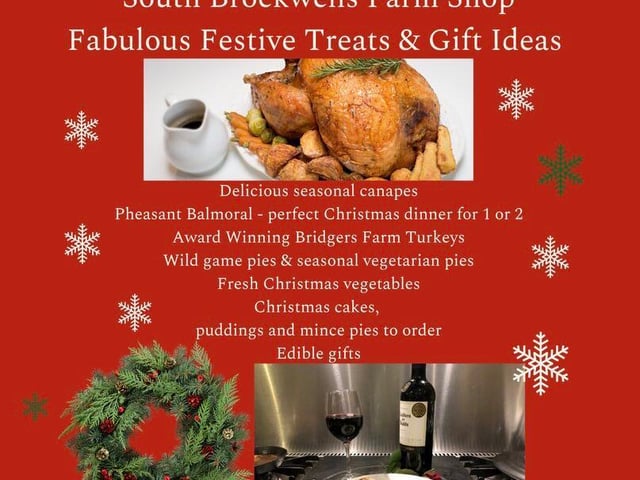 Enjoy handmade seasonal canapes, oven ready wild game dishes, edible gifts and traditional festive produce. South Brockwells Farm Shop is located in Little Horsted, Uckfield.