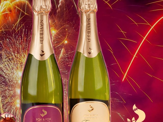 Christmas Cheer Duo - delicious Gold medal winning wines with real style from Fox & Fox Mayfield £76 inc VAT and fast, free delivery.