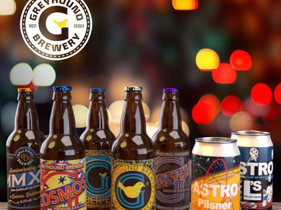 Sussex beer from Greyhound Brewery, located in West Chiltington - the perfect gift for yourself or friends. Buy your Christmas beer online.