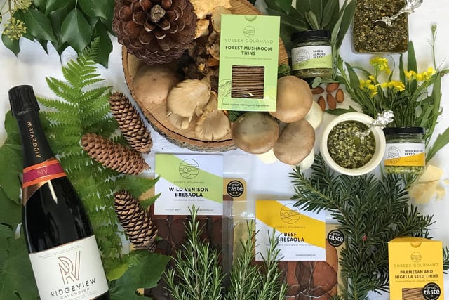 Unique, delicious canapé kits, gift boxes and hampers from award-winning Sussex producer featuring perfectly matched artisan food and wine from Sussex Gourmand, Ditchling Rise, Brighton.