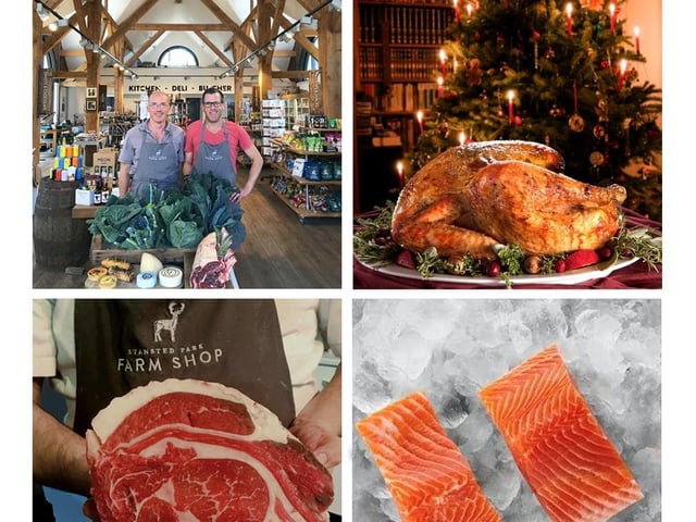 With more than 100 Sussex and Hampshire producers to choose from, and click and collect available, visit Stansted Park Farm Shop, in Stansted Park, Rowland's Castle, for your table this Christmas.