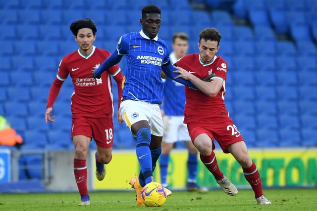 The Mali international has been the main man in the Albion midfield this campaign. Lots of speculation surrounding a January switch to Arsenal but Brighton will need their competitive midfielder at his best against a physical and powerful Saints team