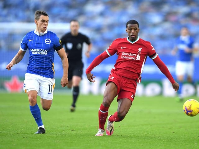 Expected to start as Adam Lallana continues to struggle with a groin issue. Trossard is back to fitness after a hip problem. He can offer that vital link between midfield and attack