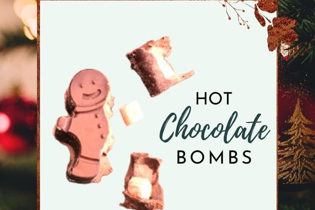 Based in Chichester, The Hot Chocolate Bombs are hand made dark chocolate figures filled with hot chocolate powder and mini marshmallows. They are made by a trained pastry chef by using high quality Belgian chocolate. They make the perfect stocking filler for any member of the family: just pop one in a mug with 250ml of hot milk to make luxury hot chocolate in the comfort of your home. Available to buy at www.cakesinbloom.co.uk/Christmas either singularly for 3.50 or in a bundle of 3 for 10.