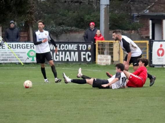 Action from Pagham's friendly with Worthing / Pictures: Roger Smith