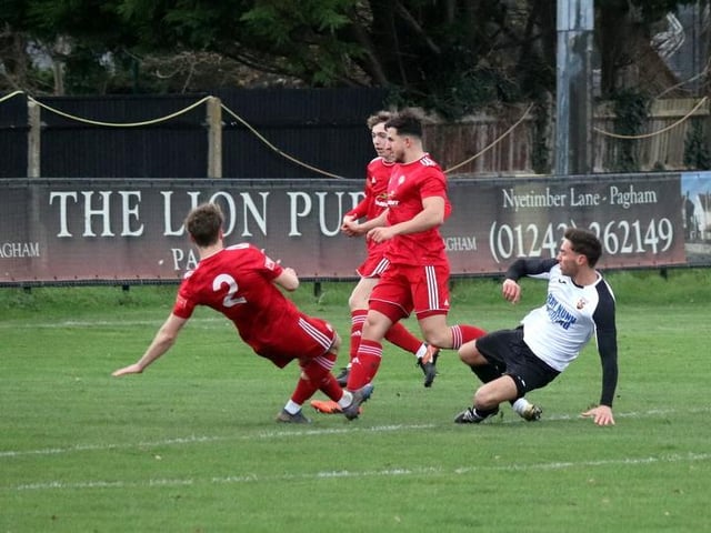 Action from Pagham's friendly with Worthing / Pictures: Roger Smith