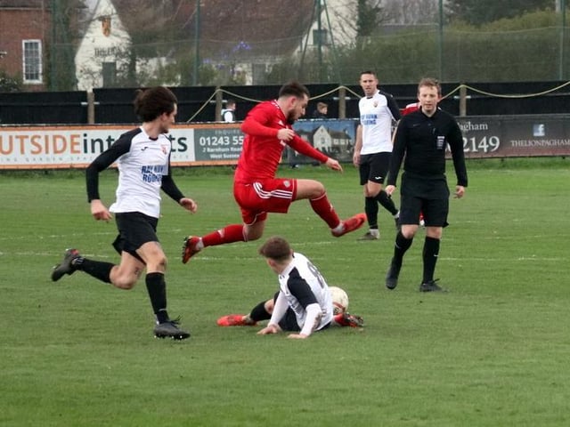 Action from Pagham's friendly with Worthing / Pictures: Roger Smith